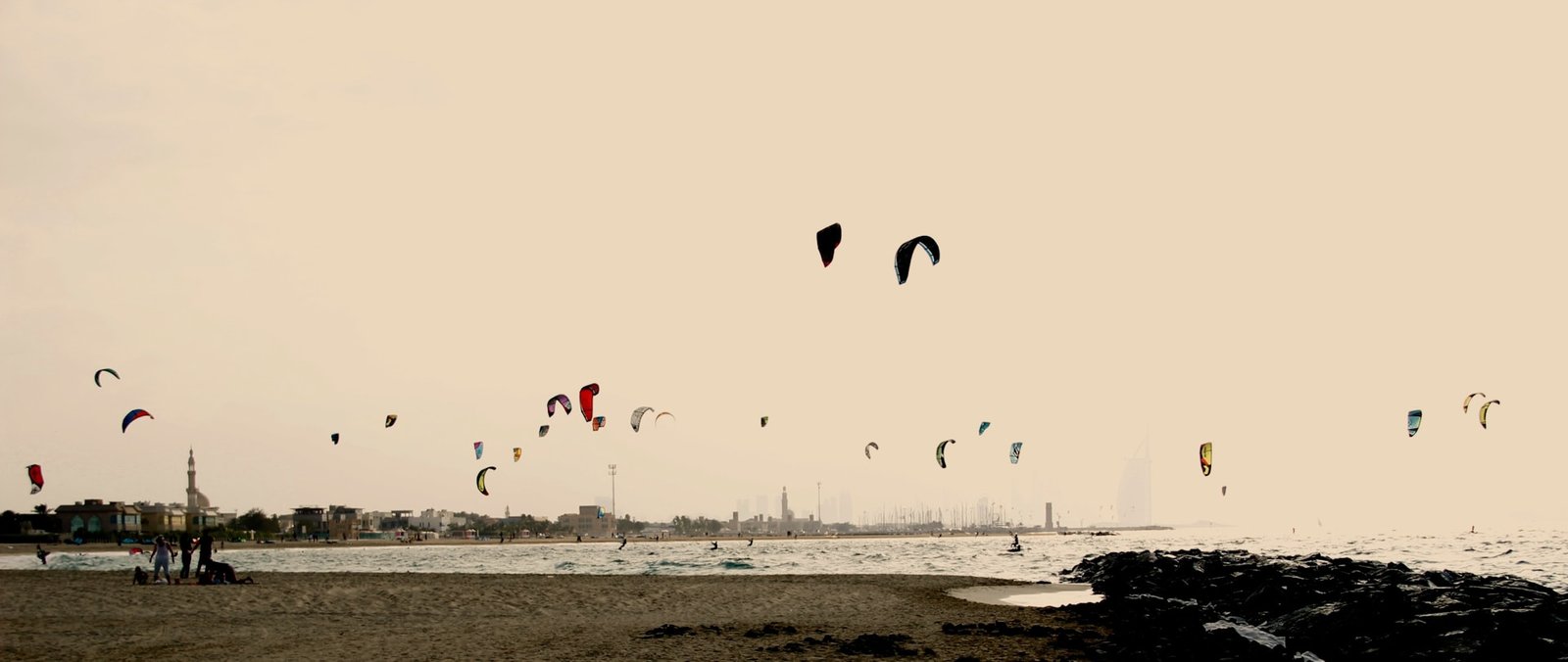 kite beach where You can enjoy with the sky rides with affordable price and best enjoyment.