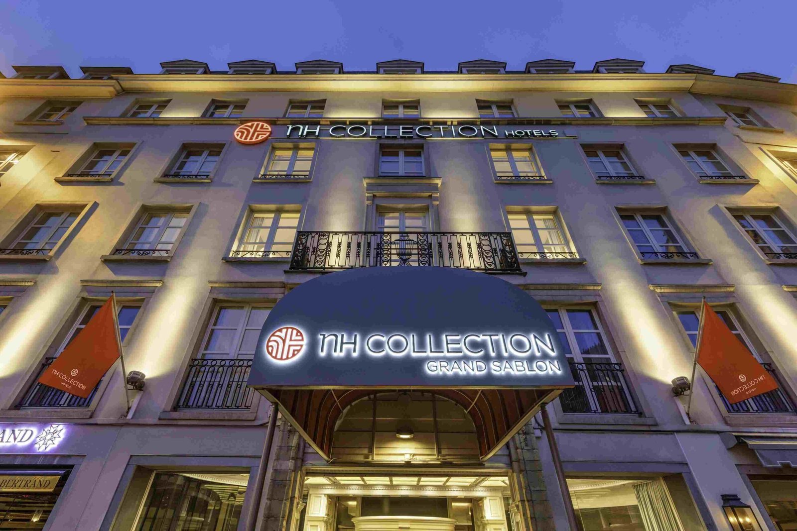 front view of hotel